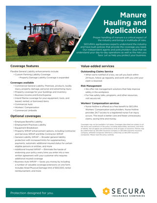 Manure Hauling and Application Sell Sheet
